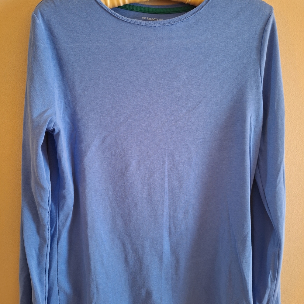 Talbots Sky Blue Long Sleeve Top